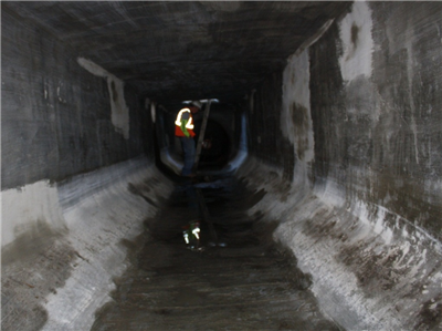昌吉大断面隧道涵洞人工喷涂修复
